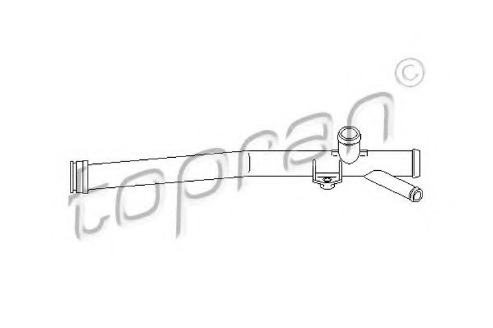 Шланг радіатора Topran (109624) - зображення 1