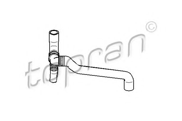 Шланг гумовий сист. охолоджен. Topran (109007) - зображення 1