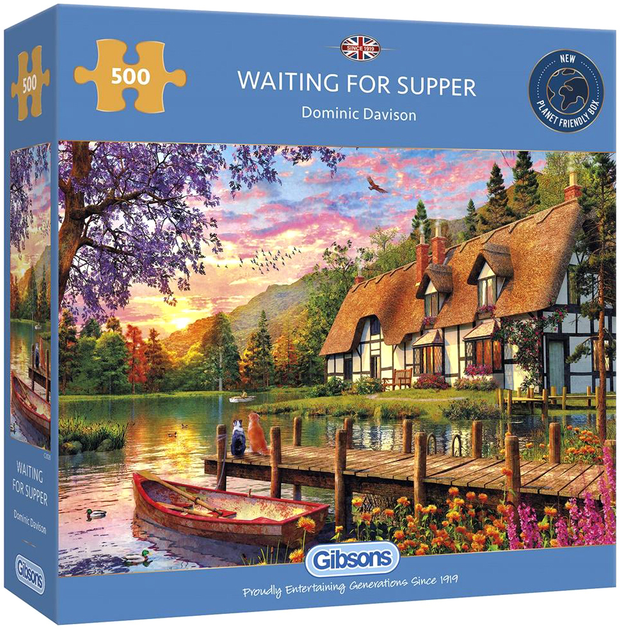 Gibsons Puzzle В очікуванні вечері 49 x 34 см 500 деталей (5012269031287) - зображення 1