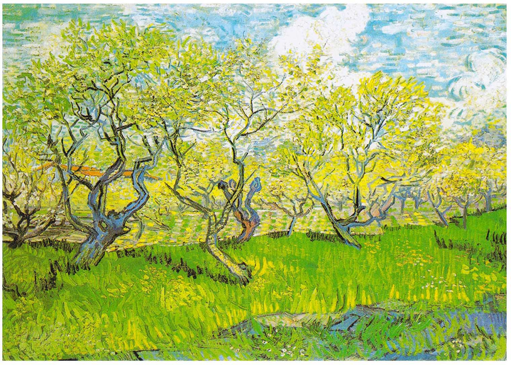 Puzzle Enjoy Kwitnący sad Vincent van Gogh 68 x 48 cm 1000 elementów (5949194011797) - obraz 2