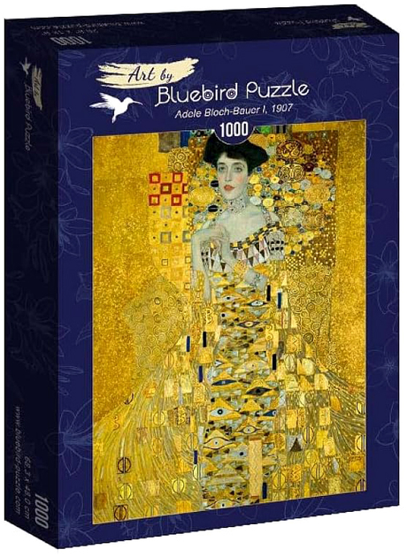 Puzzle Bluebird Adele Bloch-Bauer I Gustav Klimt 68 x 48 cm 1000 elementów (3663384600197) - obraz 1