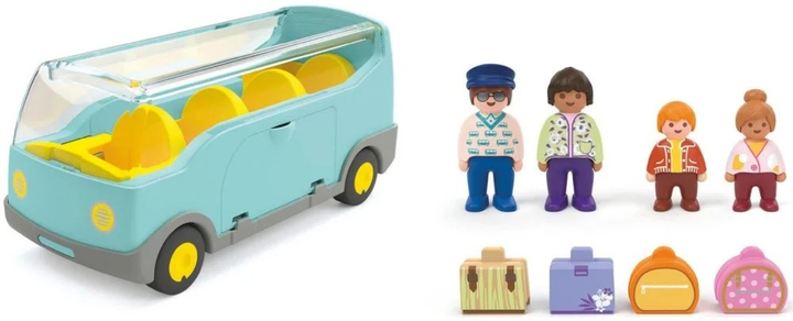 Zestaw z figurkami Playmobil Junior Autobus wycieczkowy 71682 (4008789716828) - obraz 3