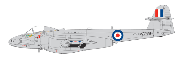 Збірна модель 1/48 літак Gloster Meteor F8 Korean War Airfix A09184 - зображення 9