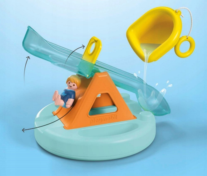 Набір з фігурками Playmobil Junior Aqua Плаваючий острів з гіркою 71687 (4008789716873) - зображення 7