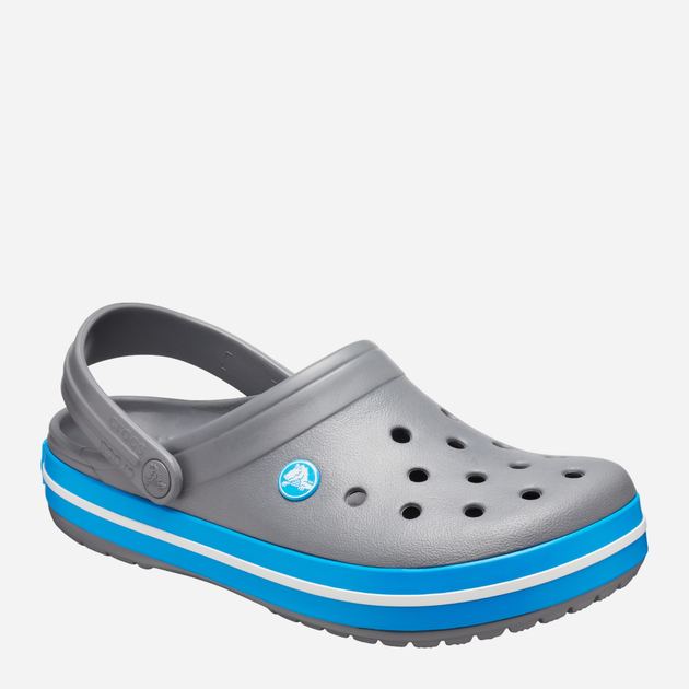 Чоловічі крокси Crocs Crocband 11016-07W 43-44 (M10/W12) Сірі (0883503836877) - зображення 2