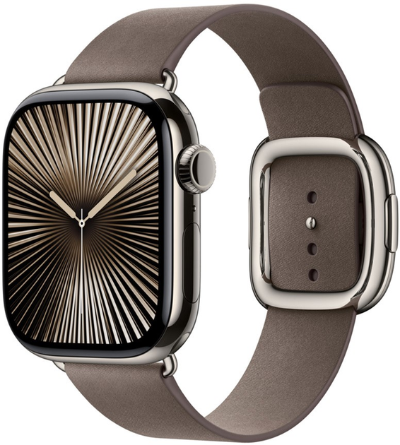 Pasek Apple Modern Buckle do Apple Watch 42mm Large Dark Taupe (MXW53) - obraz 1