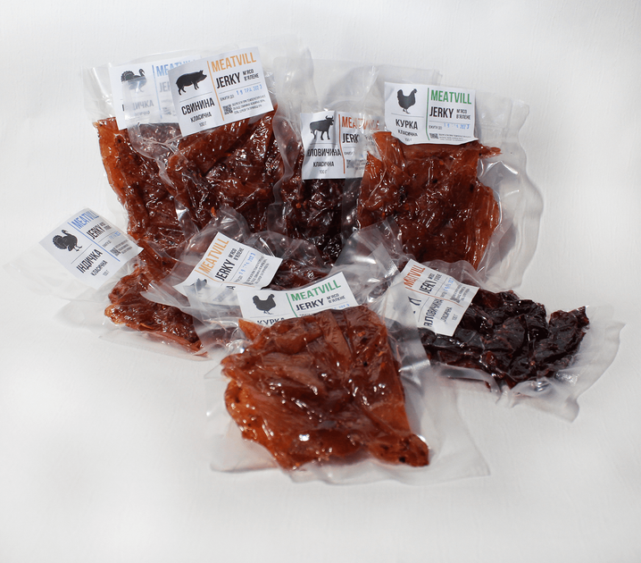 Джерки Meatvill мiкс 4 в 1 класичнi крафт 200г - зображення 2