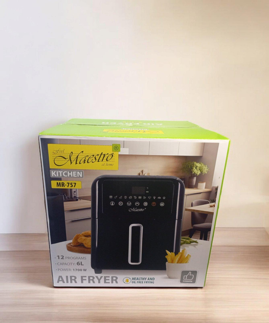 Аерофритюрка Maestro MR-757 1700 Вт чорна - зображення 13