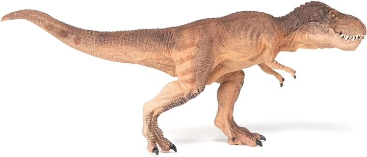 Фігурка Papo Т-Рекс Коричневий, що біжить, 32 см (3465000550752) - зображення 6