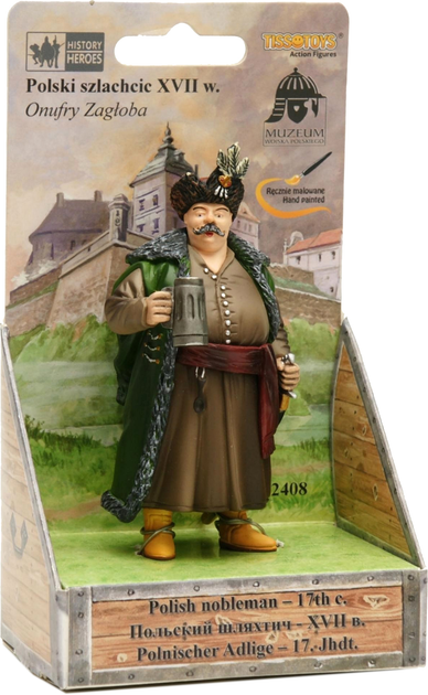 Фігурка Tisso Toys Онуфрій Заглоба Польський шляхтич 17 століття 10 см (5903263470748) - зображення 1