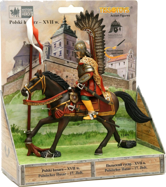 Фігурка Tisso Toys Польський гусар 17 століття 8 см (5903263470670) - зображення 1