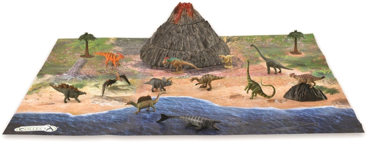 Набір фігурок Collecta Prehistoric World Dino Mini Box з аксесуарами 12 шт (4892900011844) - зображення 2