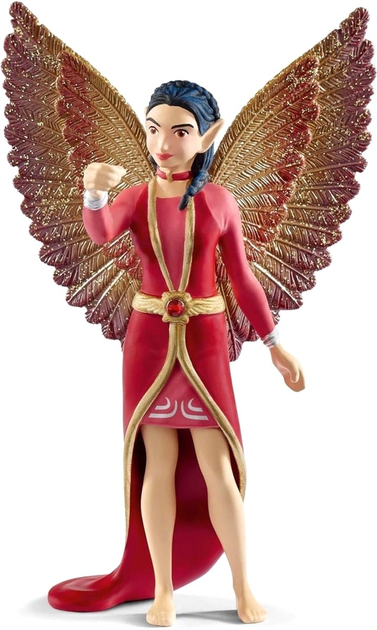 Zestaw figurek Schleich Elfka Nuray z krukiem Munyn 2 szt (4055744031656) - obraz 4