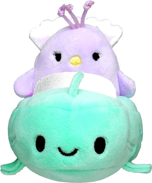 М'яка іграшка Kellytoys Squishmallows Squishville Міні звірятко Еліна з транспортним 5 см (0191726411499) - зображення 2