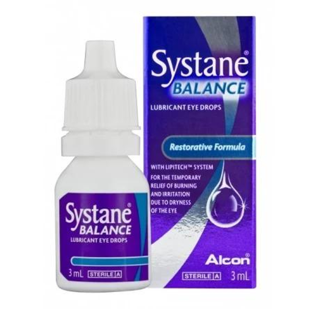 Краплі для очей зволожуючі Alcon Systane Balance 3 мл - зображення 1