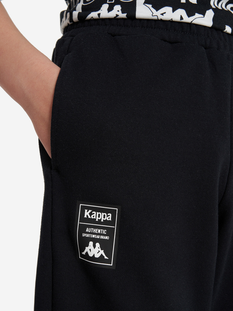 Спортивні штани для хлопчиків Kappa 122-128 Чорний 131281KAP-99 - изображение 3
