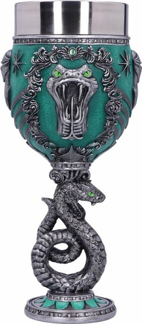 Puchar kolekcjonerski Nemesis Now Harry Potter Slytherin - 19.5 cm (0801269143220) - obraz 1