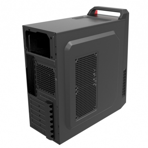 Корпус для компьютера Miditower GameMax MT523R-NP-U3 без БП Черный с красным - Фото 3 Корпус для компьютера Miditower GameMax MT523R-NP-U3 без БП Черный с красным - изображение 3