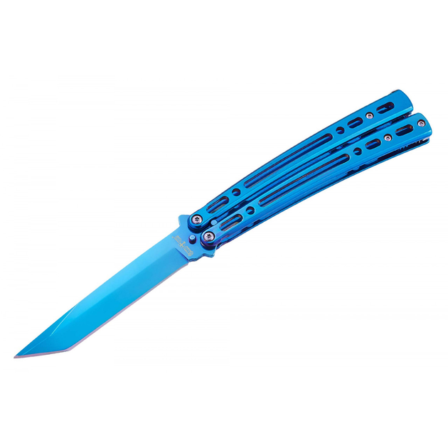 Нож балисонг Grand Way 15-AB blue anodized - изображение 1