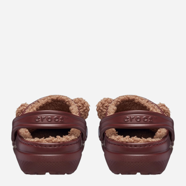 Дитячі крокси-сабо для хлопчика утеплені Crocs Classic Lined Iam Brown Bear Clog Kids T 210019-2FL 23-24 (C7) Коричневі (0196265758784) - зображення 3