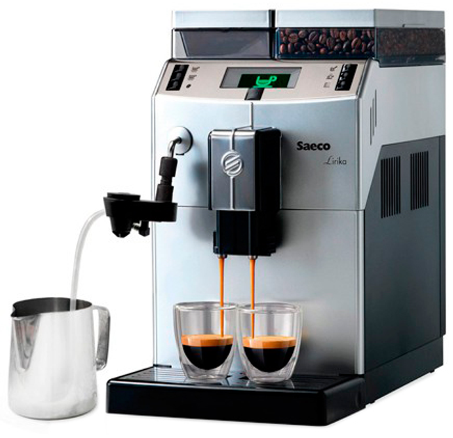 Кофеварка эспрессо PHILIPS-SAECO Lirika Plus Cappuccino RI9841/01 - изображение 1