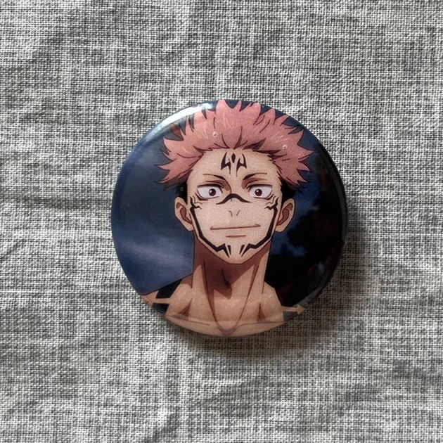 Значок из манги Магическая битва Jujutsu Kaisen 32 мм 5 шт