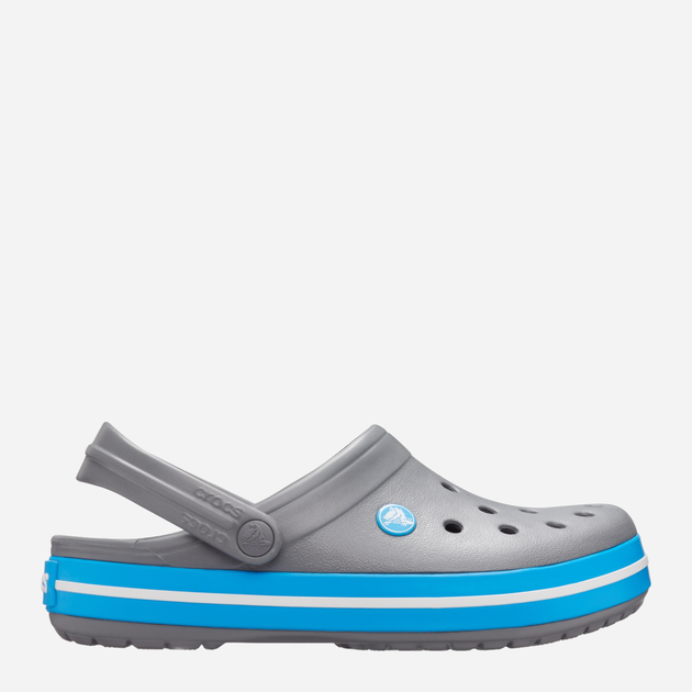 Акція на Жіночі крокси Crocs Crocband 11016-07W 37-38 (M5/W7) Сірі від Rozetka