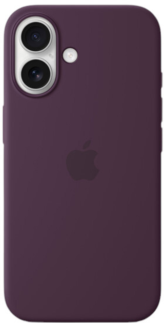 Чохол Apple iPhone 16 Silicone Case MagSafe Plum (MYY43) - зображення 4