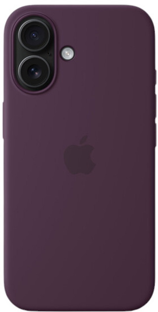 Чохол Apple iPhone 16 Silicone Case MagSafe Plum (MYY43) - зображення 5