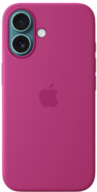 Чохол Apple iPhone 16 Plus Silicone Case MagSafe Fuchsia (MYYE3ZM/A) - зображення 1