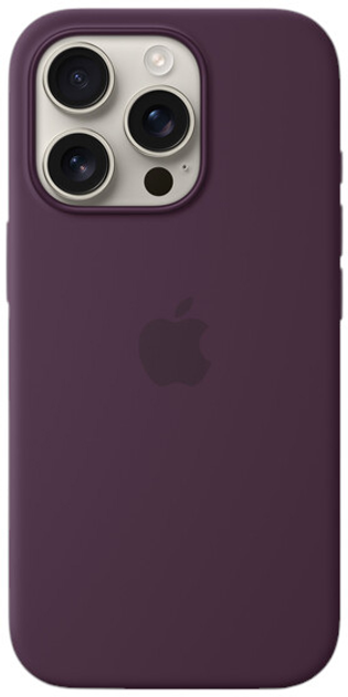 Чохол Apple iPhone 16 Pro Silicone Case MagSafe Plum (MYYM3ZM/A) - зображення 1