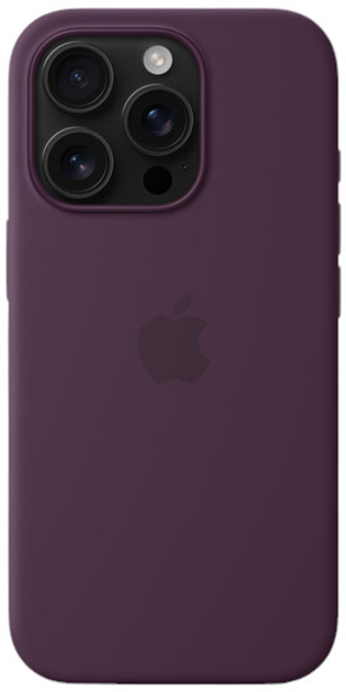 Чохол Apple iPhone 16 Pro Silicone Case MagSafe Plum (MYYM3) - зображення 4
