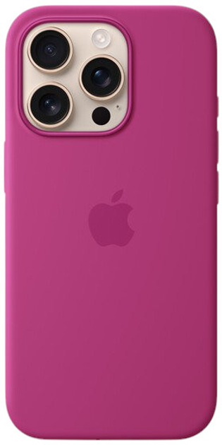 Etui Apple iPhone 16 Pro Silicone Case MagSafe Fuchsia (MYYN3) - obraz 5