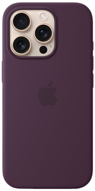 Чохол Apple iPhone 16 Pro Max Silicone Case MagSafe Plum (MYYW3) - зображення 5