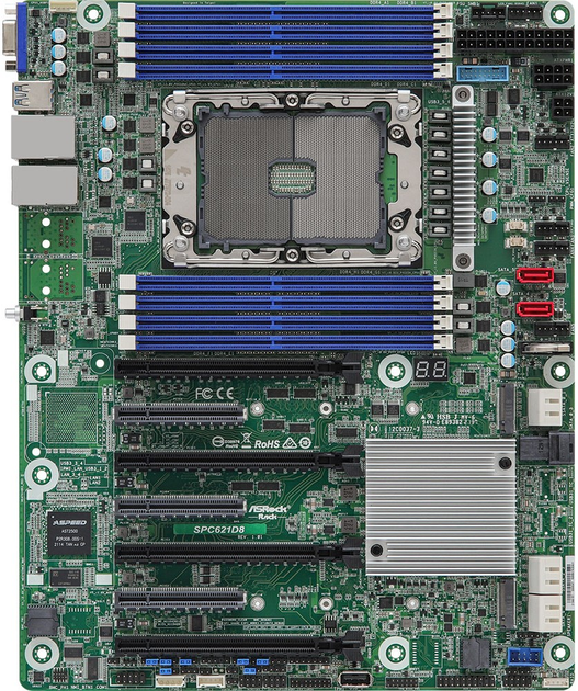 Płyta główna ASRock SPC621D8 (s4149, Intel C621A, PCI-Ex16) - obraz 1