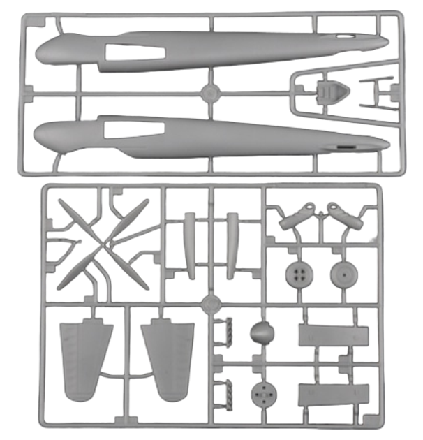 Модель літака для склеювання Trumpeter De Havilland Hornet F.1 1:48 (9580208028934) - зображення 6