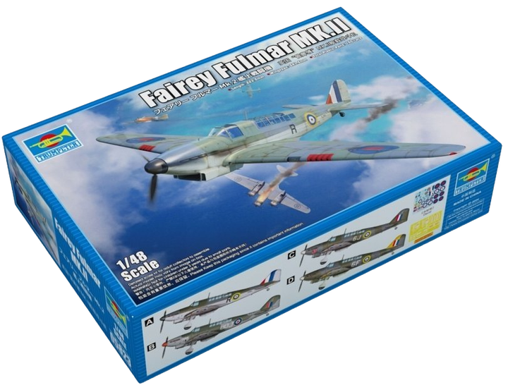 Model do sklejania Trumpeter Samolot Fairey Fulmar Mk.II 1:48 (9580208058238) - obraz 1