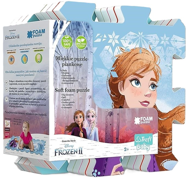 Mata do zabawy Trefl Disney Frozen 2 8 elementów (5900511611373) - obraz 1