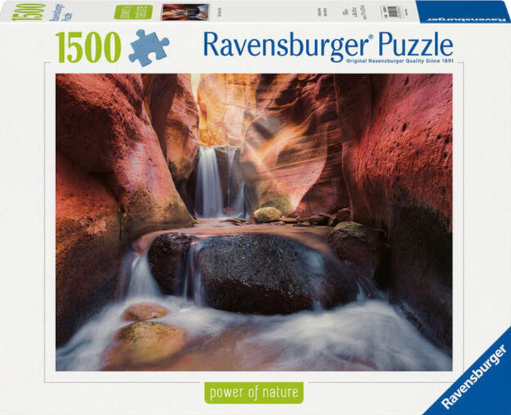 Пазл Ravensburger Водоспад у Червоному каньйоні 80 x 60 см 1500 деталей (4005555008019) - зображення 1