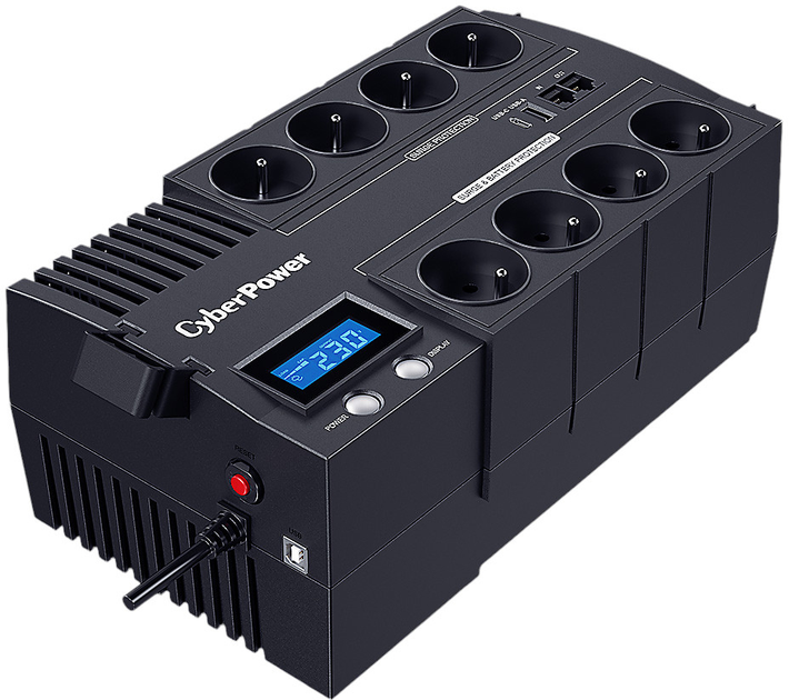 ДБЖ CyberPower BR700ELCD-FR 700 VA - зображення 1