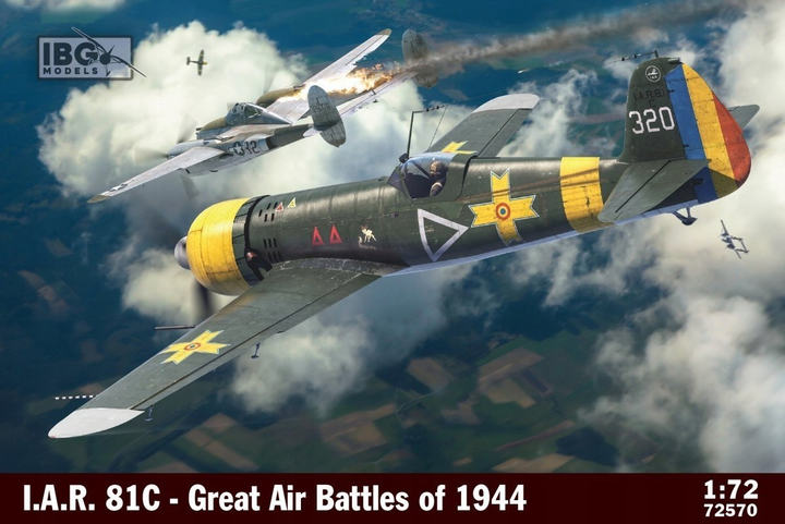 Модель літака для склеювання IBG Models I.A.R. 81C Great Air Battles of 1944 1:72 (5907747903081) - зображення 1