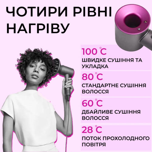 Фен-стайлер для волосся , сірий(PH770G)(WB) - Фото 4 Фен-стайлер для волосся , сірий(PH770G)(WB) - изображение 4