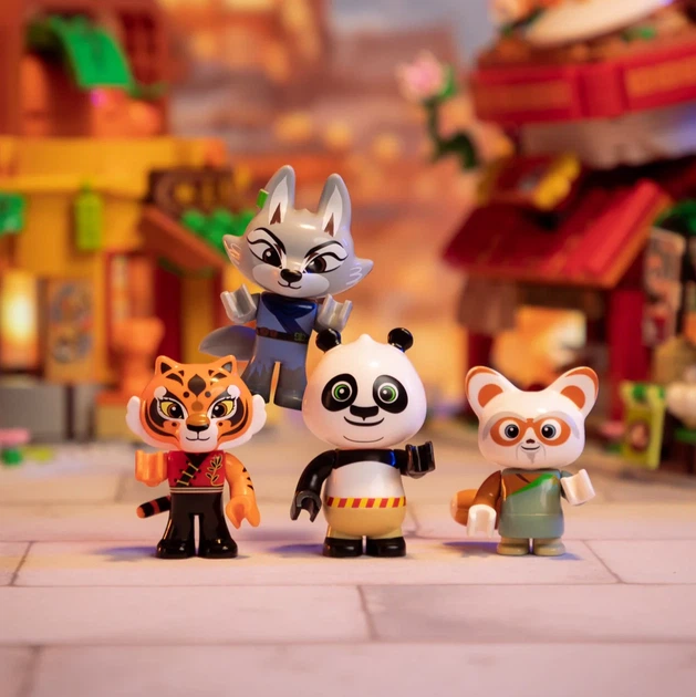 Конструктор Pantasy Kung Fu Panda Кунгфу Панда Міні Вид на вулицю - Фруктова крамниця Тигриці 293 деталей (6973817322020) - зображення 4