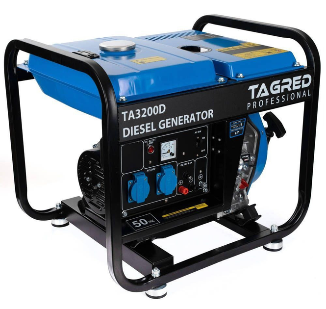 Дизельний генератор 2.9 - 3,2 кВт TAGRED TA3200D - изображение 1
