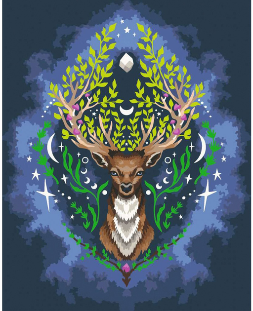 Zestaw do rysowania Ravensburger CreArt Pixie Cold: Mystic Deer (4005556236404) - obraz 2