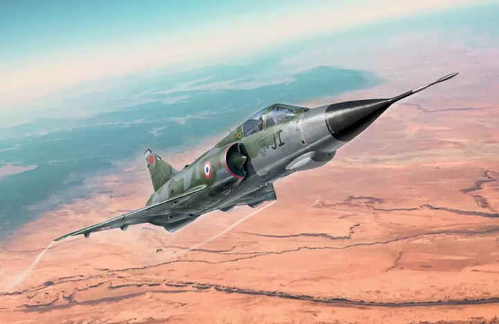 Модель літака для склеювання Italeri Mirage III E 1:48 (8001283028165) - зображення 2