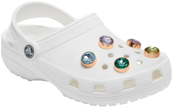 Джибітси Crocs Gold And Gem 10011196 5 шт Різнокольорові (0196265278855) - зображення 2