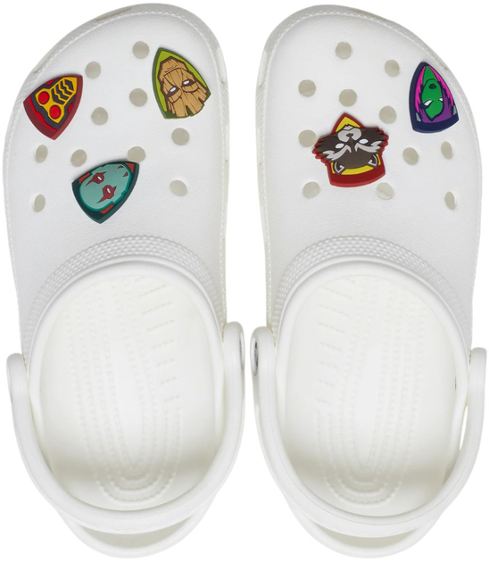 Przypinki jibbitz Crocs Guardians Of The Galaxy 10011468 5 szt Wielokolorowe (0196265356775) - obraz 2