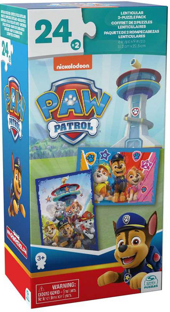 Puzzle Spin Master Psi Patrol 2 x 24 elementy (0778988461129) - obraz 2