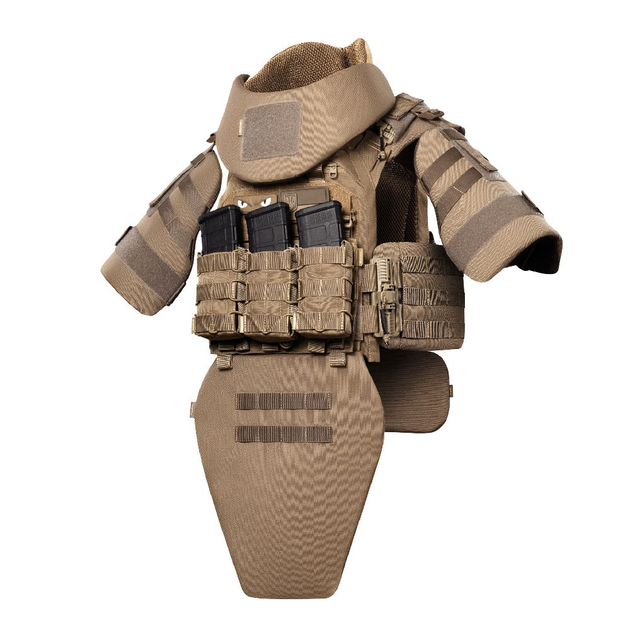 Бронекостюм TAG Level Ukrarmor I (Tactical Armored Gear). Класс защиты - 1. Койот Универсальный M-XXL (регулируется сзади и на плечах) - изображение 1